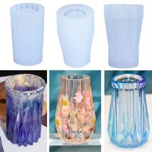 1pc fai da te vaso di cristallo stampo in resina epossidica vaso di fiori vaso di piante stampo in silicone artigianato fatto a mano decorazioni per la casa strumenti di fusione