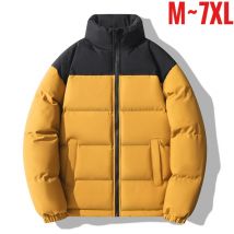 High-End-Kleidung Männer Polsterung Winter Marke Patchwork Designer Baumwolle Gepolsterte Übergroße Jacken Männlichen Winddicht Mantel Parka Mantel