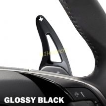 Für Skoda Octavia Superb Kodiaq Karoq Scala Kylaq El Mohamed Auto Innen Lenkrad Getriebe Shifter Paddle Verlängerung Zierleisten Schwarz