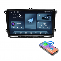 Android 13 Autoradio-Radio mit BT GPS Carplay Android Auto für VW Golf 5 Passat B6 B7 Touran Skoda Fabia 9 Zoll QLED Touchscreen