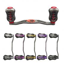 Carbon Fiber Angelrolle Griff Casting Reel Ersatz Griff Köder Casting Reel Ersatzteil Für DAIWA/SHIMANO Rollen