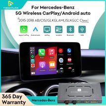 YolanAuto Wireless Apple CarPlay für Mercedes Benz A B C S GLK/GLA/ML/SLK/GLC 2015-2018 NTG5.0 mit Android Auto Mirror AirPlay