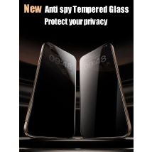 4Pcs Anti-Spy Tempered Glass For iPhone 16 15 14 13 12 11 Pro Max Screen Protector For iPhone XS Max XR Full Cover Privacy Glass