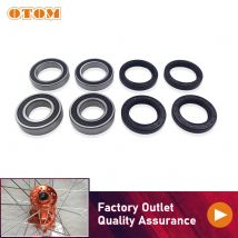 Kit de juntas de sello de aceite para cojinete de cubo de rueda delantera y trasera de motocicleta, 2 pares, para KTM EXC SX SXF XC XCW HUSQVARNA FE TC TE, piezas de Motocross