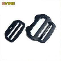Ein Satz 38 mm rutschfeste Hüftleiter-Schlossschnalle aus Aluminium für Sportausrüstung, Metallriemen-Einstellgürtel, Schnelltrennschnalle für Tasche