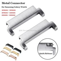 2pcs Quick Release Pins Adapters Watch Strap Metal Connectors Watchband Spring Bars Accessories for Samsung Galaxy Watch 3 Strap