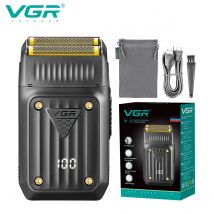 VGR 363 Razor Electric Shaver Professional Hair Trimmer Rechargeable Shaving Barber Beard Trimmer Foil Hair Shaver for Men