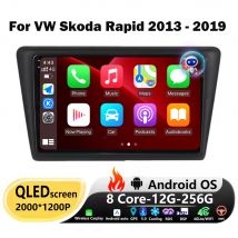Android 16 Auto Radio GPS Multimedia Für sitz Toledo 2015-2018 Für VW Skoda Schnelle 2013 2014 2015 2016 2017 2018 2019 Carplay DSP
