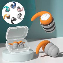 Ohrstöpsel zum Schlafen, Geräuschunterdrückung, wiederverwendbar, Silikon, Arbeit, Soundblock, Ohrstöpsel, Sommer, wasserdicht, Schwimmen, Ohrstöpsel mit Box