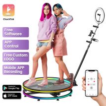 360 Photo Booth Machine for party 360 Spin Camera Booth con batteria Extra, personalizzazione del Logo, Software APP Remote Automatic