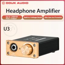 Douk Audio U3 Mini Pure Class A Kopfhörerverstärker HiFi Ultrakompakter Heim-Desktop-Stereoverstärker für HD580/HD600/HD650-Headsets