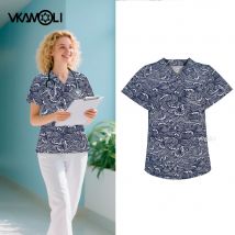 Krankenpflegeuniform Tops Krankenhauspersonal Design Ausverkauf Zahnklinikbedarf Arzt Arbeit Scrubs Shirt