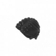 Gobricks GDS-90139 Minifigur, kurzes gewelltes Haar mit Mittelteil, kompatibel mit Lego 26139, baut technische Bausteine zusammen, MOC