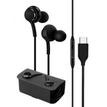 Original Type C Wired Earphone For 3.5mm Earbuds Samsung Galaxy S25 S24 S23 S21 S22 Ultra Plus Headphones A54 A34 A53 A53 Laptop