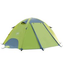 Desert Fox Tende da campeggio in fibra di vetro/alluminio 3 stagioni zaino tenda leggera all'aperto tenda compatta per l'escursionismo ciclismo arrampicata