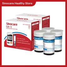 (100/200) Strisce reattive per glucosio Sinocare GA-3 (con lancette)