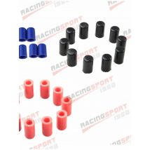 8pcs 19mm Silicone Blanking Cap Intake Vacuum Hose End Bung Plug Silicon Cap