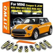ZITWO Kit luce interna a LED per MINI Clubman Countryman Paceman Cooper SD JCW R50 R52 R53 R55 R56 R57 R58 R59 R60 R61 F55 F56