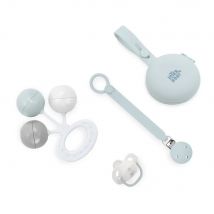 Set de Regalo para Bebé de 4 Piezas, Modelo SET58, + 0 Meses, Color Azul, Interbaby