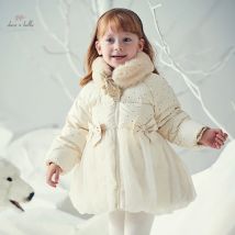 Dave Bella Bambini Ragazze Piumino Inverno Nuova Moda Casual Imbottitura Cappotto Nobile Dolce Capispalla Festa All'aperto DB4238146