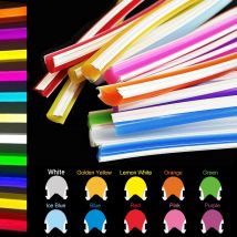 6/8mm FAI DA TE Separato Silicone Neon Striscia Recentemente Gel di Silice Flessibile Morbido Pieghevole Impermeabile IP67 10 Colori Pubblicità Styling Segno