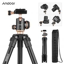 Andoer Q160SA Statyw do aparatu fotograficznego z panoramiczną głowicą kulową do lustrzanek cyfrowych Canon Nikon Sony Camera