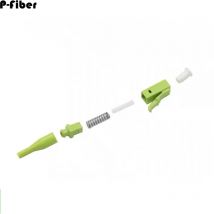 LC-Glasfaser-Stecker-Set, 200 Stück, OM5, OM3, OM4, 0,9 mm, Einzelkern, SX, SM, MM, LC/APC-Teil, FTTH-Zubehör, Keramikzwinge