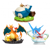 Pokemon Anime Action-figuren Latios Mit Latia Puppen Funism Original Echte Hause Modell Ornamente Sammlung Spielzeug Geschenk
