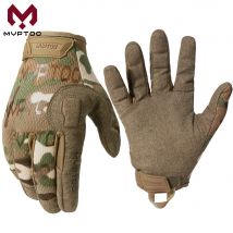 Taktische Vollfinger-Handschuhe Touchscreen Atmungsaktiv Paintball Airsoft Schießen Wandern Kampf Sport Jagd Fahrrad Arbeitsausrüstung Männer