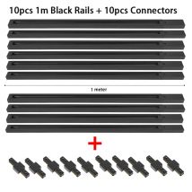 1M Track Rail Kit Spotlight 0.5M Led Track Light Rails Straight/L Shape Connectors for Track Rail Spotlight Track Lighting Home