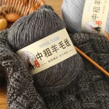 100g/Set Wollgarn zum Häkeln von 4-lagigem Kammgarn aus reinem mongolischem, warmem, weichem, Fuzzy-Strick-Wollhandgarn