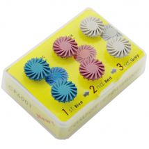 Dental Composite Harz Polieren Disc Kit Doppel Schicht Diamant System RA Dental Material Spirale Pinsel Bohrer Polierer Rad Werkzeug