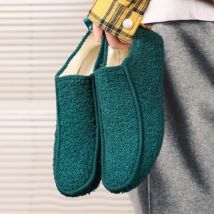 Warme Baumwolle Hausschuhe Männer Winter Warme Schuhe Weiche Plüsch Wohnungen Casual Schuhe Männliche Faulenzer Licht Indoor Hause Wanderschuhe Schuhe