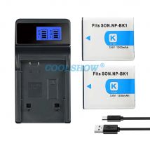 NP-BK1 NP BK1 Akku für SONY Cyber-shot S750 S780 S950 S980 W180 W190 W370 MHS-PM1 CM5 NPBK1 1200 mAh Kamera Akkus