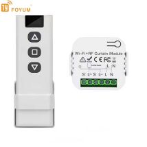 WiFi RF Vorhang Smart Switch, Tuya WiFi Smart Vorhang Schalter Modul 433 MHz Smart Vorhang Schalter Fernbedienung