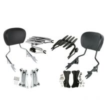 Abnehmbare Sissy Bar Rückenlehne Gepäckträger Docking Kits für Harley Touring Road King Street