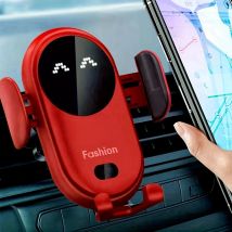 Car Wireless Charger Stand Fast Charging Infrared Induction Air Vent Clamp Holder for iPhone 17 16 15 14 13 11 Pro Max Samsung