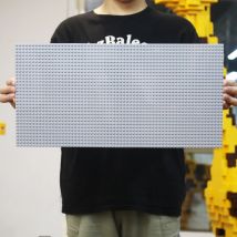 1 pz32 * 64 fori piastra di base classica a strato singolo, assemblaggio fai da te muro di blocchi compatibile giocattoli di marca regalo di compleanno regalo