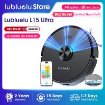 Lubluelu L15 Ultra 3-in-1 Robot Vacuum Mop Combo with LiDAR Navigation 5500Pa Suction Auto-Charging Smart APP 24 No-go Zones