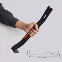 Krähe, Hebelstange, Brecheisen, Nagelzieher, Entferner, Extraktor, Werkstatt, multifunktionale Entfernung, Handwerkzeuge, robust, 38,1 cm