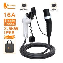 Feyree ev ladegerät gb/t weibliche autos eite zum Typ2-Stecker 16a 3,5 kW 32a 7kW Ladekabel 5m 11kW 22kW 3-phasig für Elektroautos