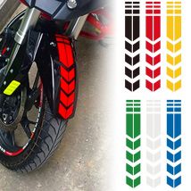 Naklejka motocyklowa Naklejka ze strzałką Uniwersalna naklejka na taśmę motocyklową Wodoodporna olejoodporna odblaskowa Pegatinas Moto Akcesoria
