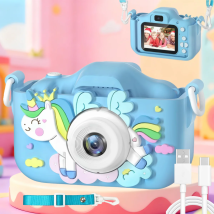 Kinderkamera, Einhorn-Serie, 1080P HD-Digitalvideokamera für Kleinkinder, Kameraspielzeug für 3–12 Jahre alte Weihnachtsgeburtstage