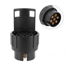 12V 7 do 13 Pin gniazdko elektryczne konwerter przejściówka z wodoodporną wytrzymałą przejściówka do