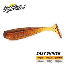 Przynęty miękkie Supercontinent Shad 30mm/30szt. Easy Shiner, przynęty wędkarskie UV Isca Artificial Silicone Pesca T Tail Wobblers