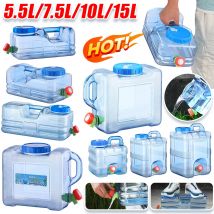 5.5/7.5/10/15L contenitore per l'acqua per auto da campeggio PC con serbatoio di stoccaggio dell'acqua del rubinetto secchio di stoccaggio dell'acqua senza perdite per i viaggi di Picnic