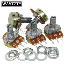 5pcs 20mm wh148 3pin b1k b2k b5k b10k b20k b50k b100k b250k b500k b1m Potentiometer 1k 2k 5k 10k 20k 50k 250k 500k k 1m