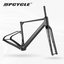 Spcycle G026 Cable interno completo cuadro de bicicleta de grava de carbono 2026 nueva caja de almacenamiento de tubo abajo colgador UDH cuadro de bicicleta de grava