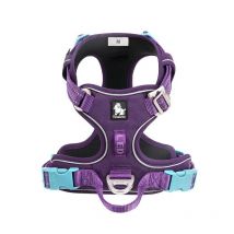Winhyepet Hundegeschirr Weste Haustier Reflektierendes Licht Nylon Trainingspolsterung Hundeservice Schutzkleidung für kleine mittelgroße Größe