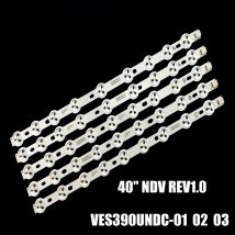 9 perline per 40" NDV REV1.0 40L3433DG VESTEL VES390UNDC-01 39FLHY168D 39PF3025D 39FHD-CNOV Striscia LED per VES400UNDS-02 LC-39LD1